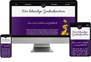 Printscreen der Website